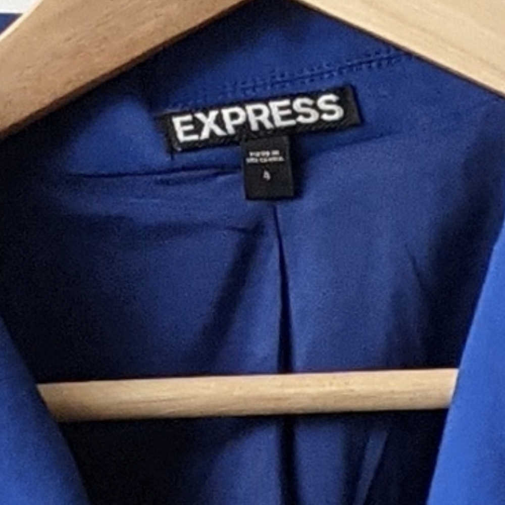 Express Royal Blue Blazer - Picture 3 of 4